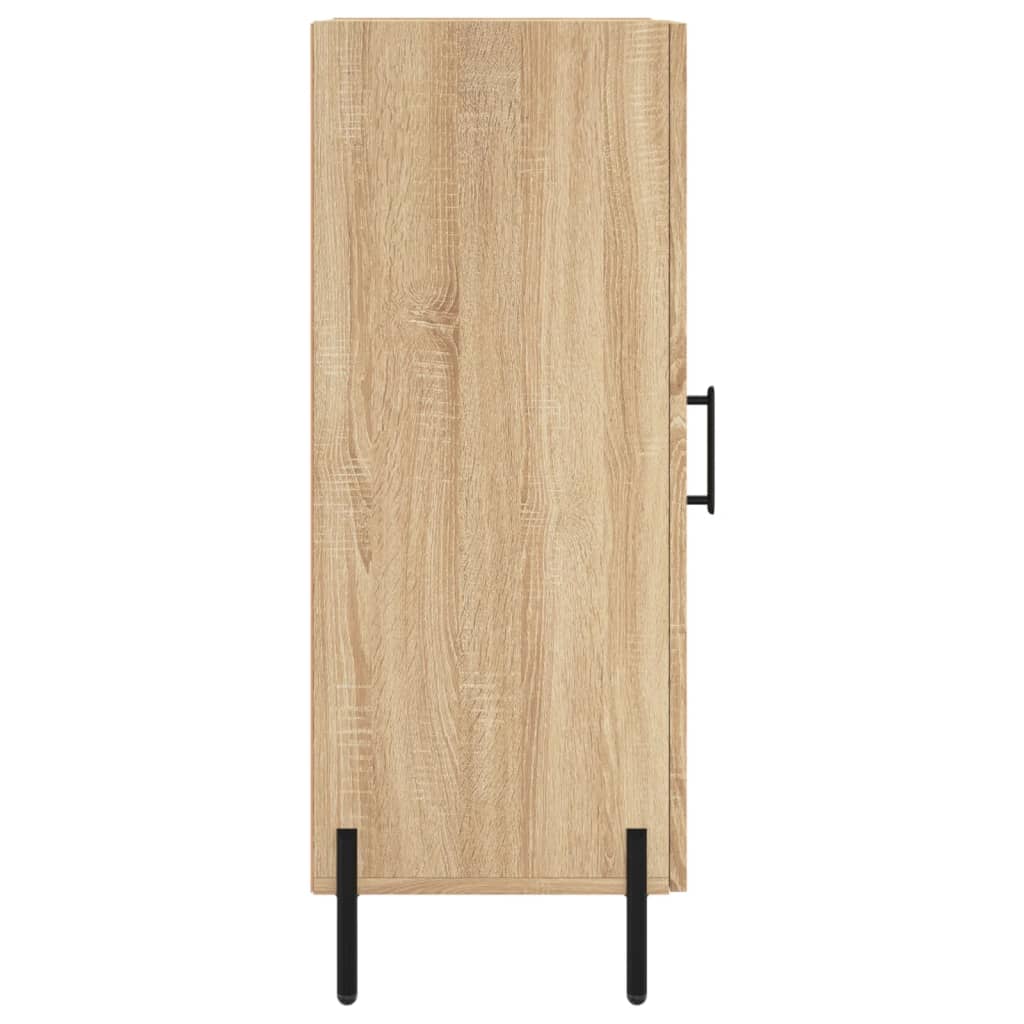 Dressoir 34,5x34x90 cm bewerkt hout eikenkleurig