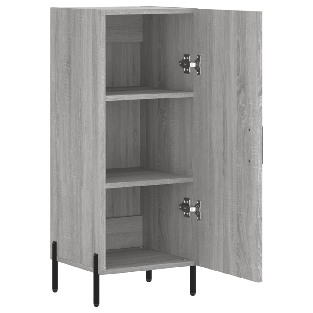 Dressoir 34,5x34x90 cm bewerkt hout eikenkleurig