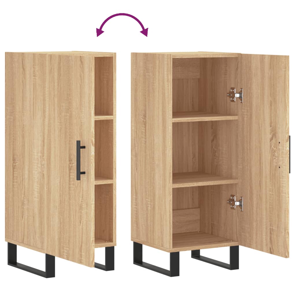 Dressoir 34,5x34x90 cm bewerkt hout