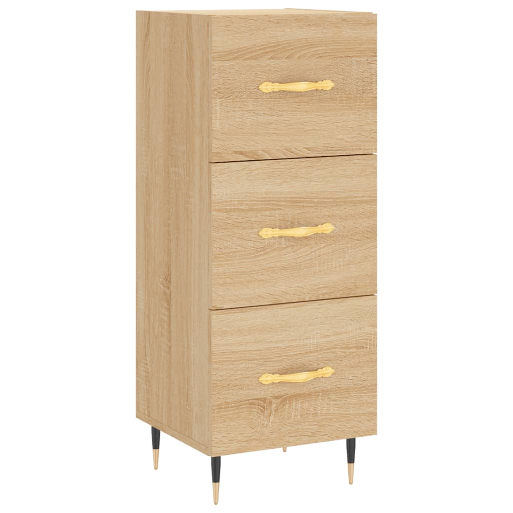 Dressoir 34,5x34x90 cm bewerkt hout