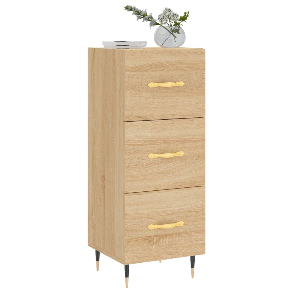 Dressoir 34,5x34x90 cm bewerkt hout