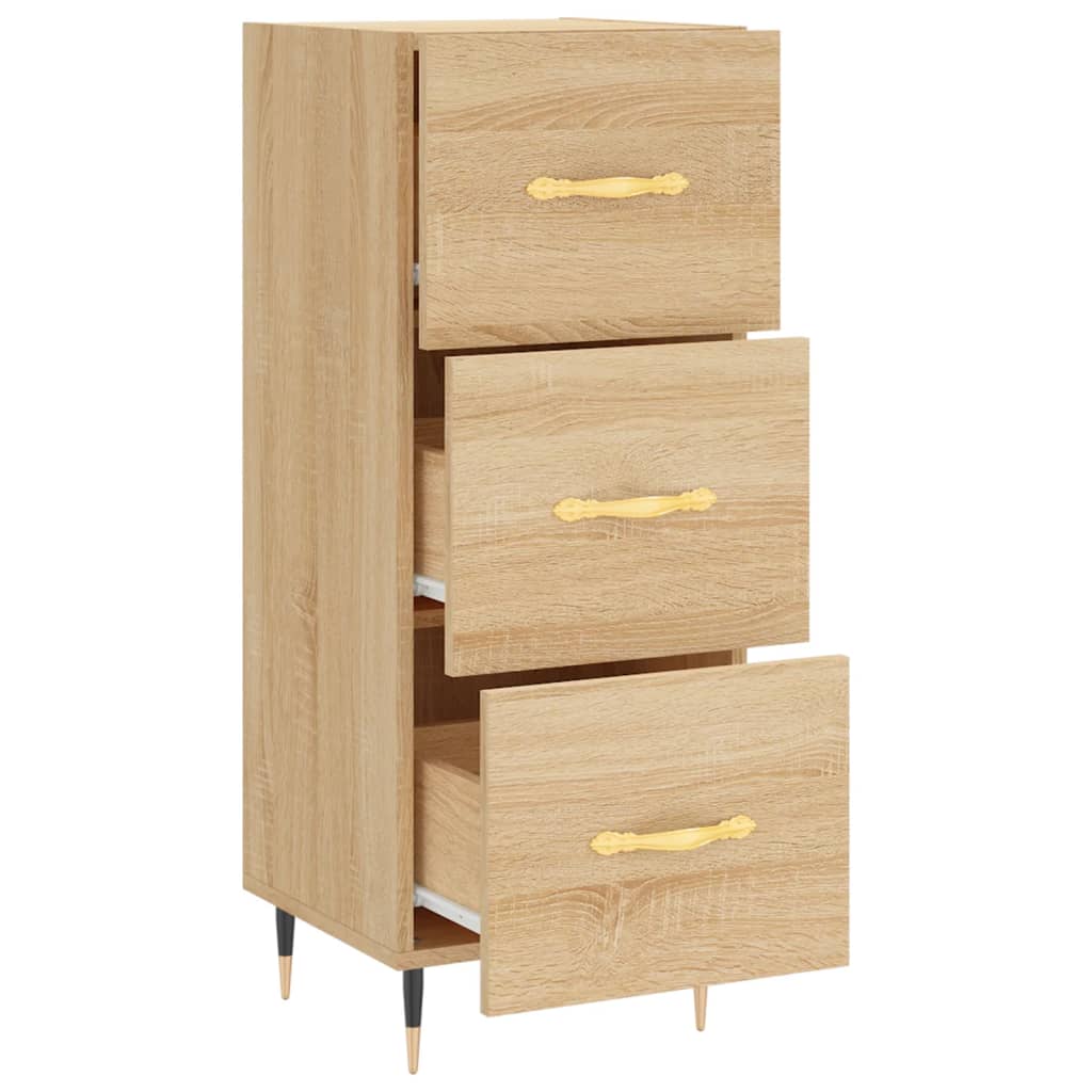 Dressoir 34,5x34x90 cm bewerkt hout