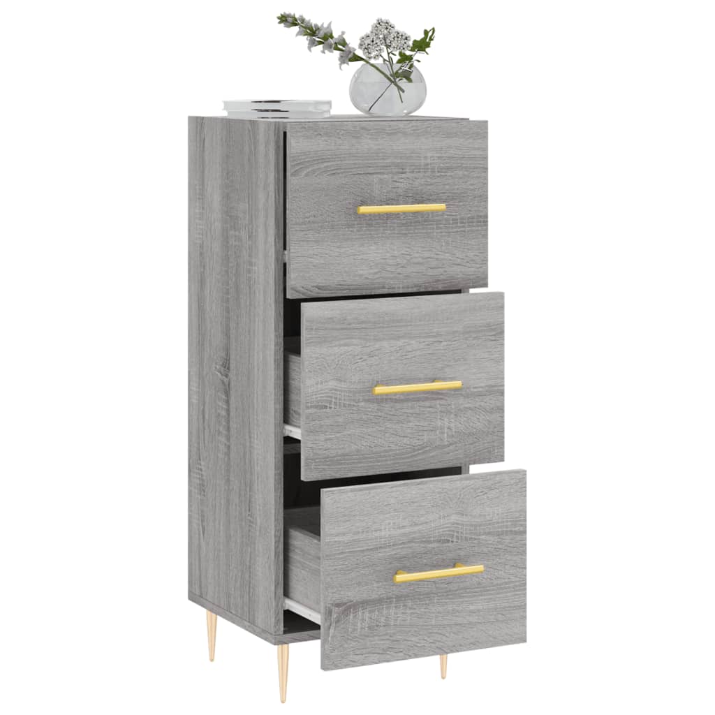 Dressoir 34,5x34x90 cm bewerkt hout