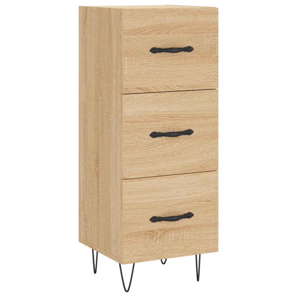 Dressoir 34,5x34x90 cm bewerkt hout