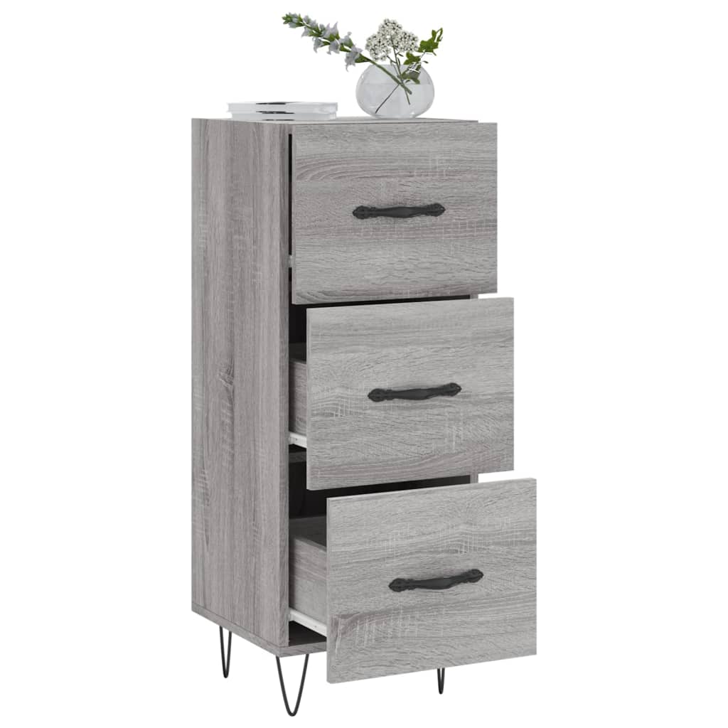 Dressoir 34,5x34x90 cm bewerkt hout