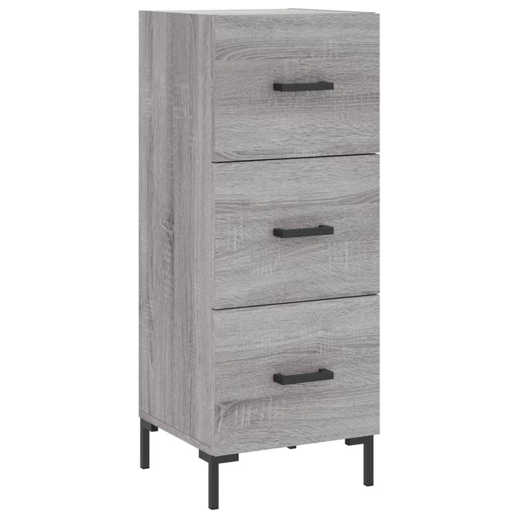 Dressoir 34,5x34x90 cm bewerkt hout eikenkleurig