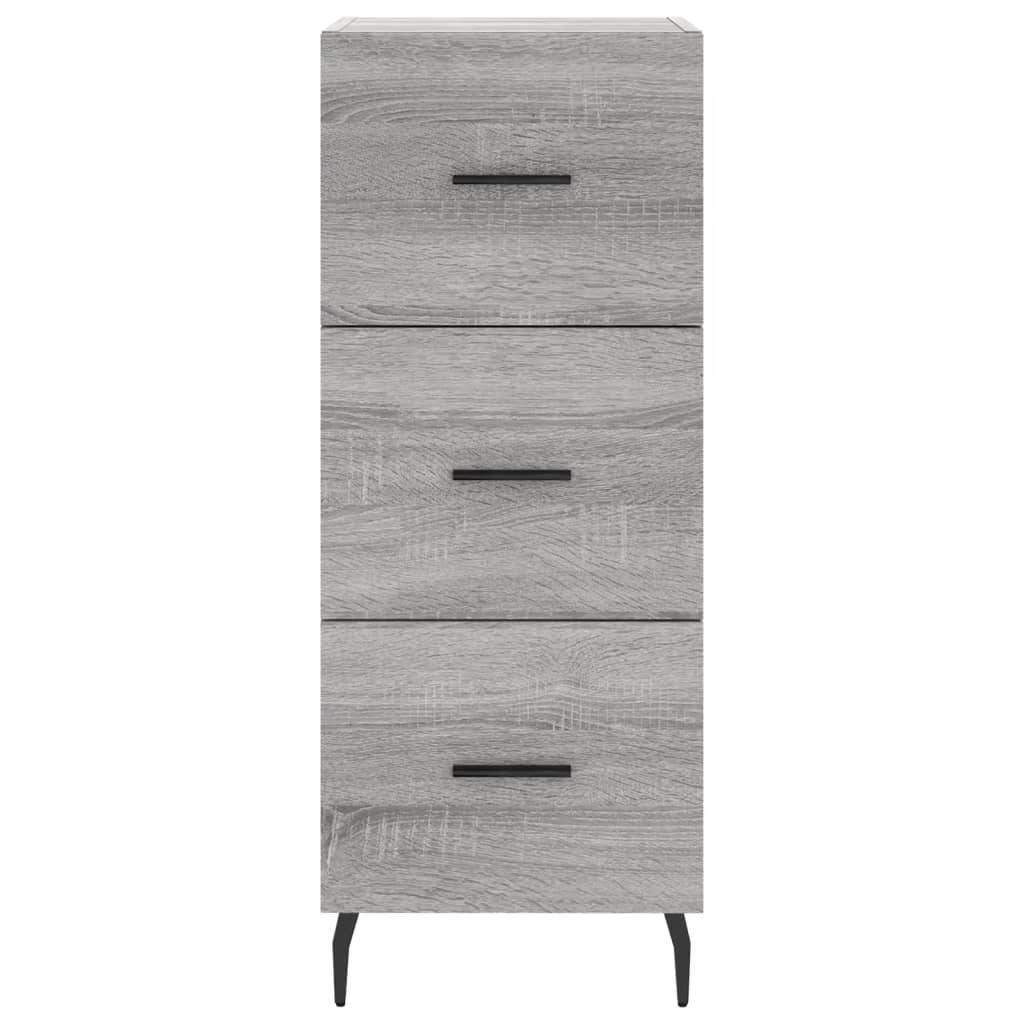 Dressoir 34,5x34x90 cm bewerkt hout eikenkleurig