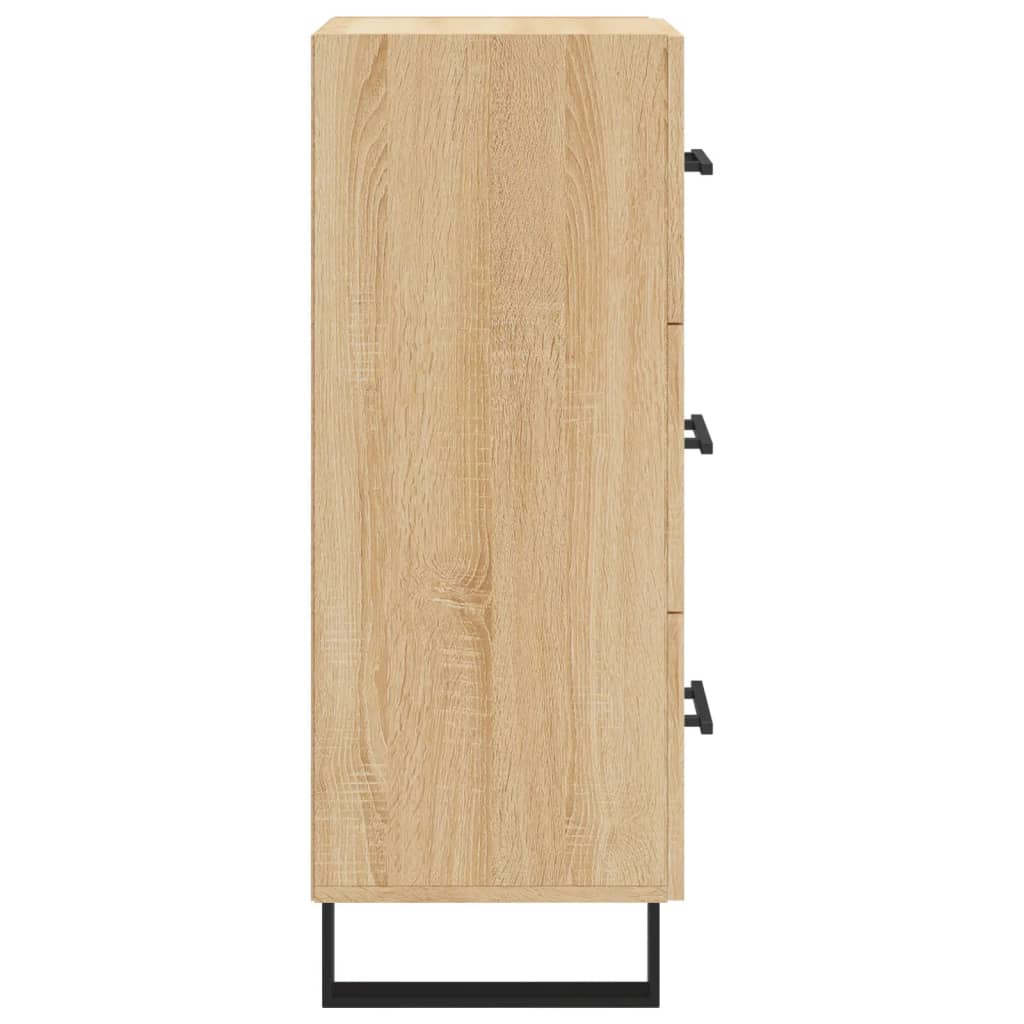 Dressoir 34,5x34x90 cm bewerkt hout