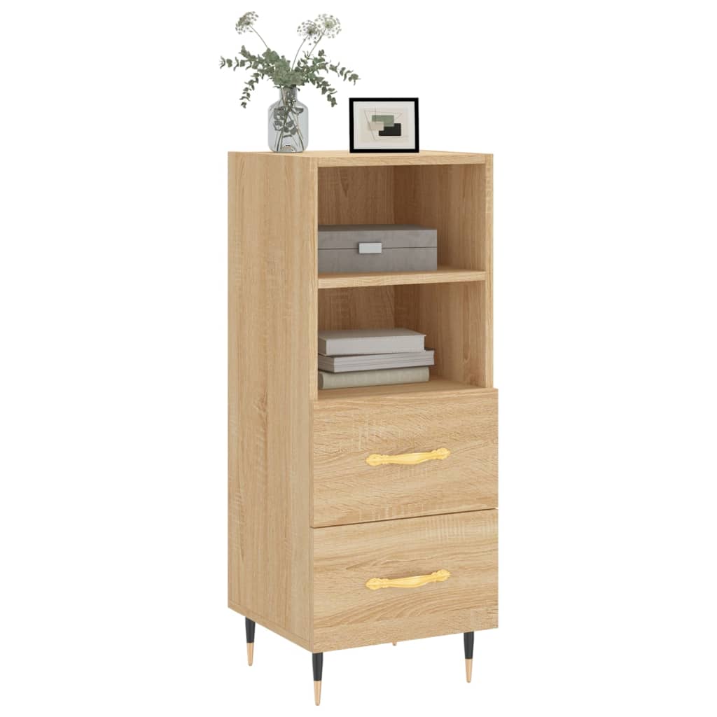 Dressoir 34,5x34x90 cm bewerkt hout