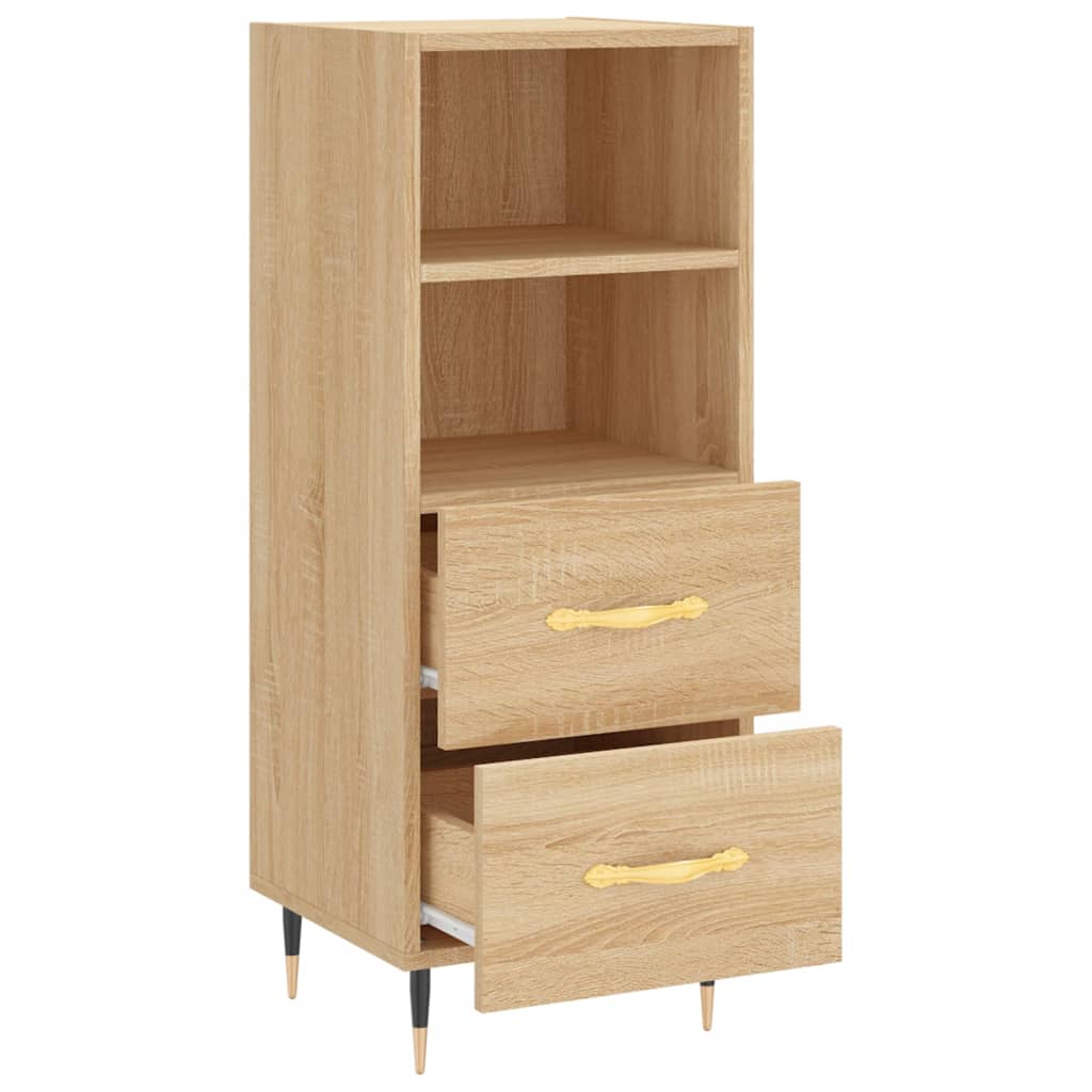 Dressoir 34,5x34x90 cm bewerkt hout