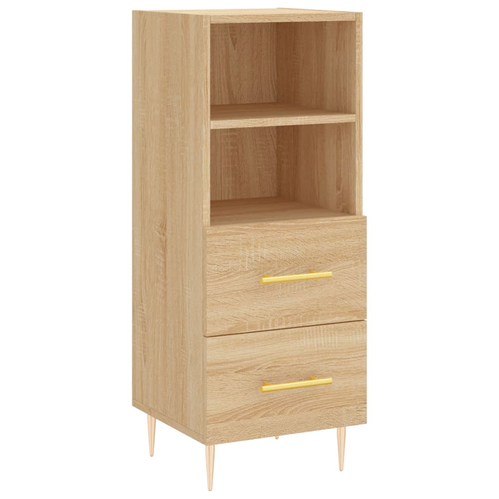 Dressoir 34,5x34x90 cm bewerkt hout