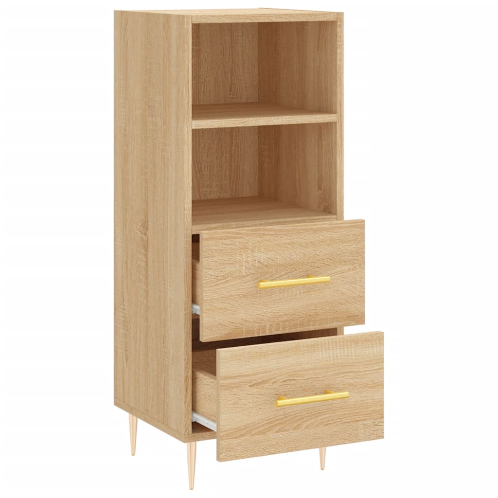 Dressoir 34,5x34x90 cm bewerkt hout