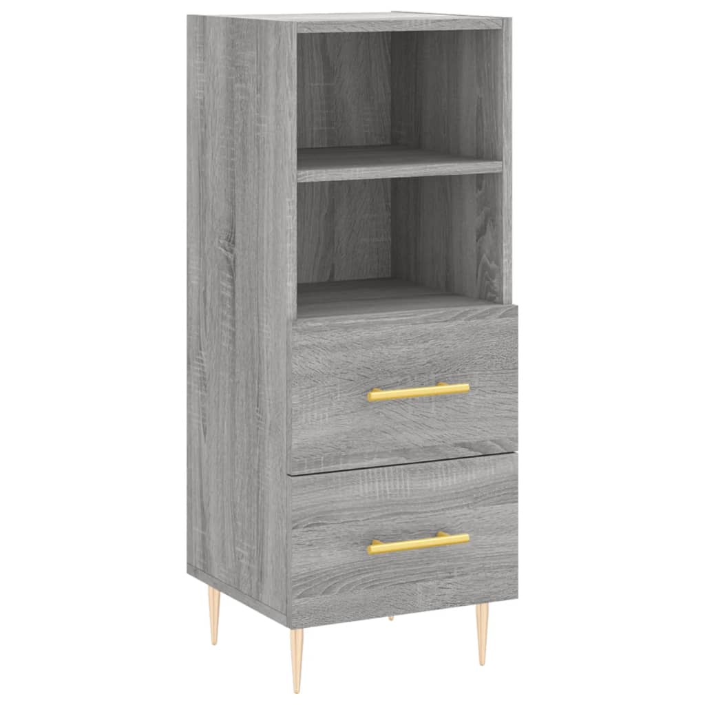 Dressoir 34,5x34x90 cm bewerkt hout