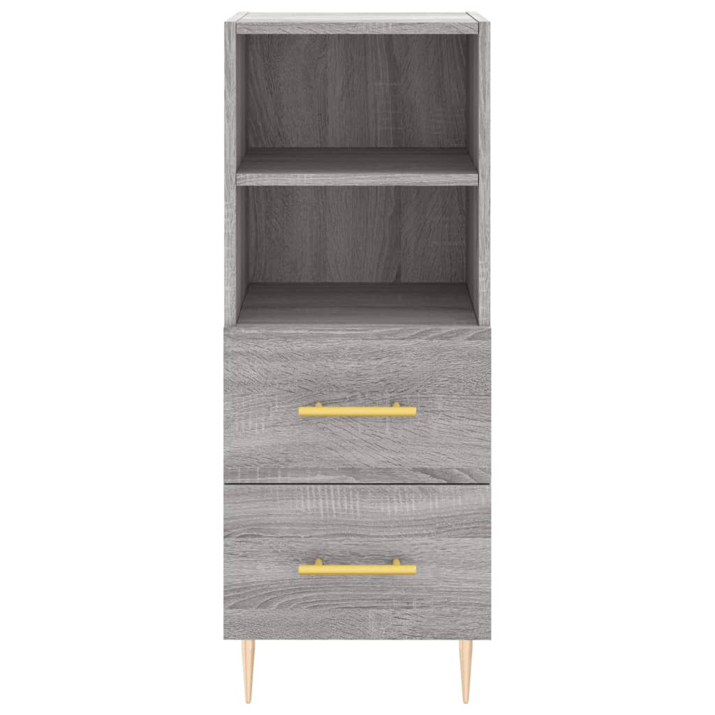 Dressoir 34,5x34x90 cm bewerkt hout