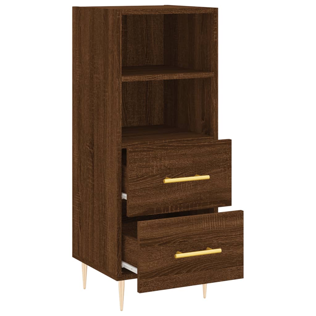 Dressoir 34,5x34x90 cm bewerkt hout