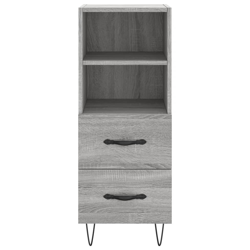 Dressoir 34,5x34x90 cm bewerkt hout