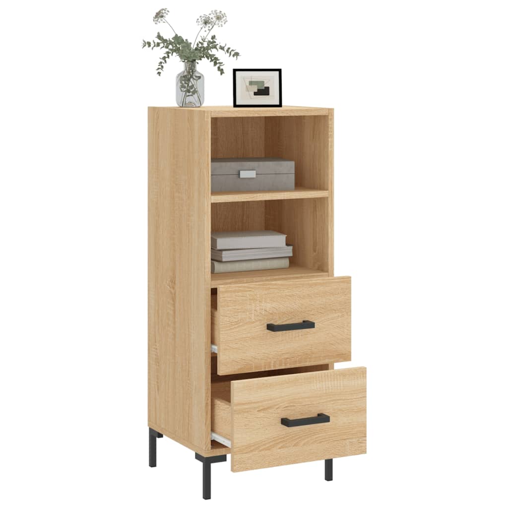 Dressoir 34,5x34x90 cm bewerkt hout