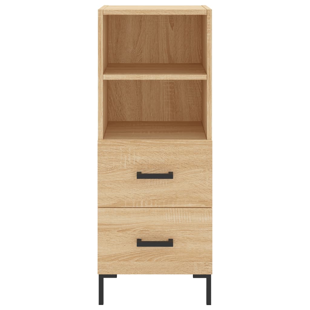 Dressoir 34,5x34x90 cm bewerkt hout