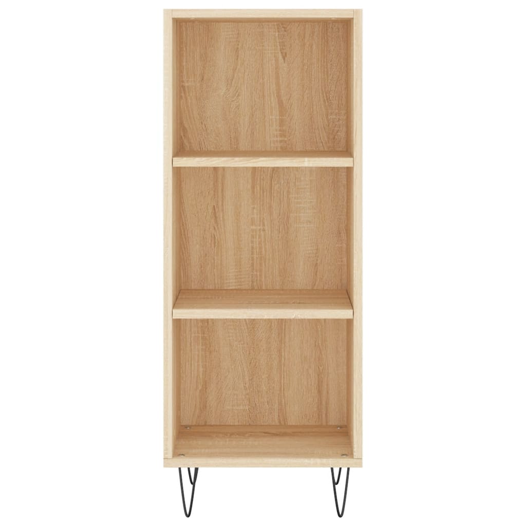 Dressoir 34,5x32,5x90 cm bewerkt hout