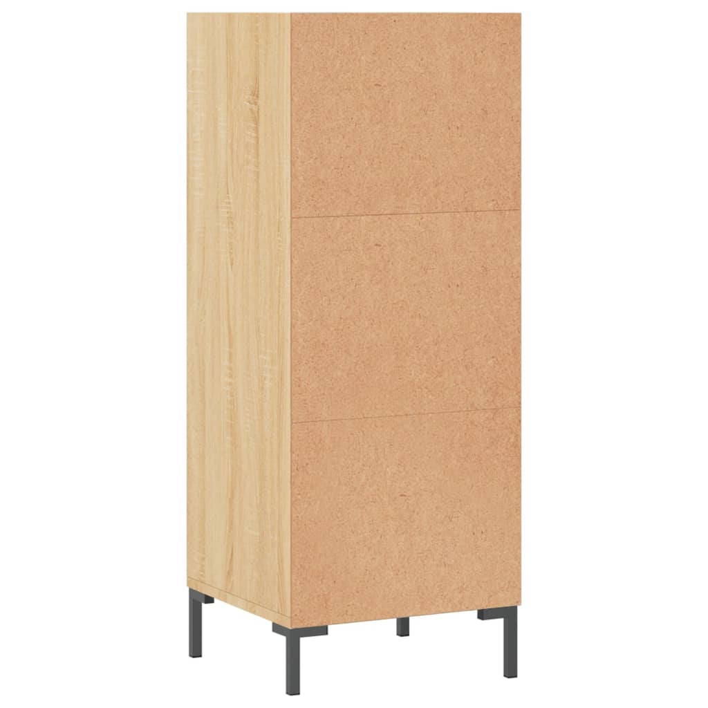 Dressoir 34,5x32,5x90 cm bewerkt hout