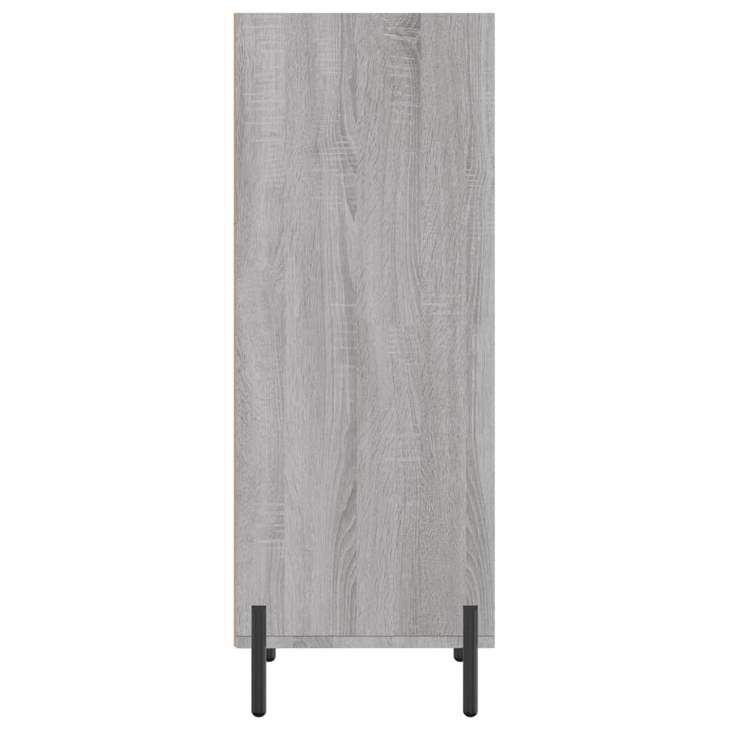 Dressoir 34,5x32,5x90 cm bewerkt hout eikenkleurig