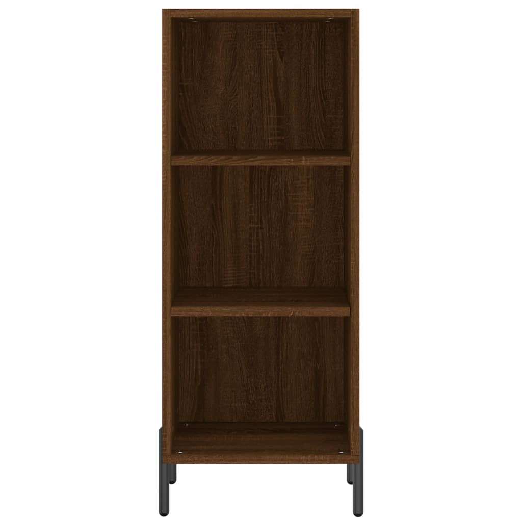 Dressoir 34,5x32,5x90 cm bewerkt hout eikenkleurig