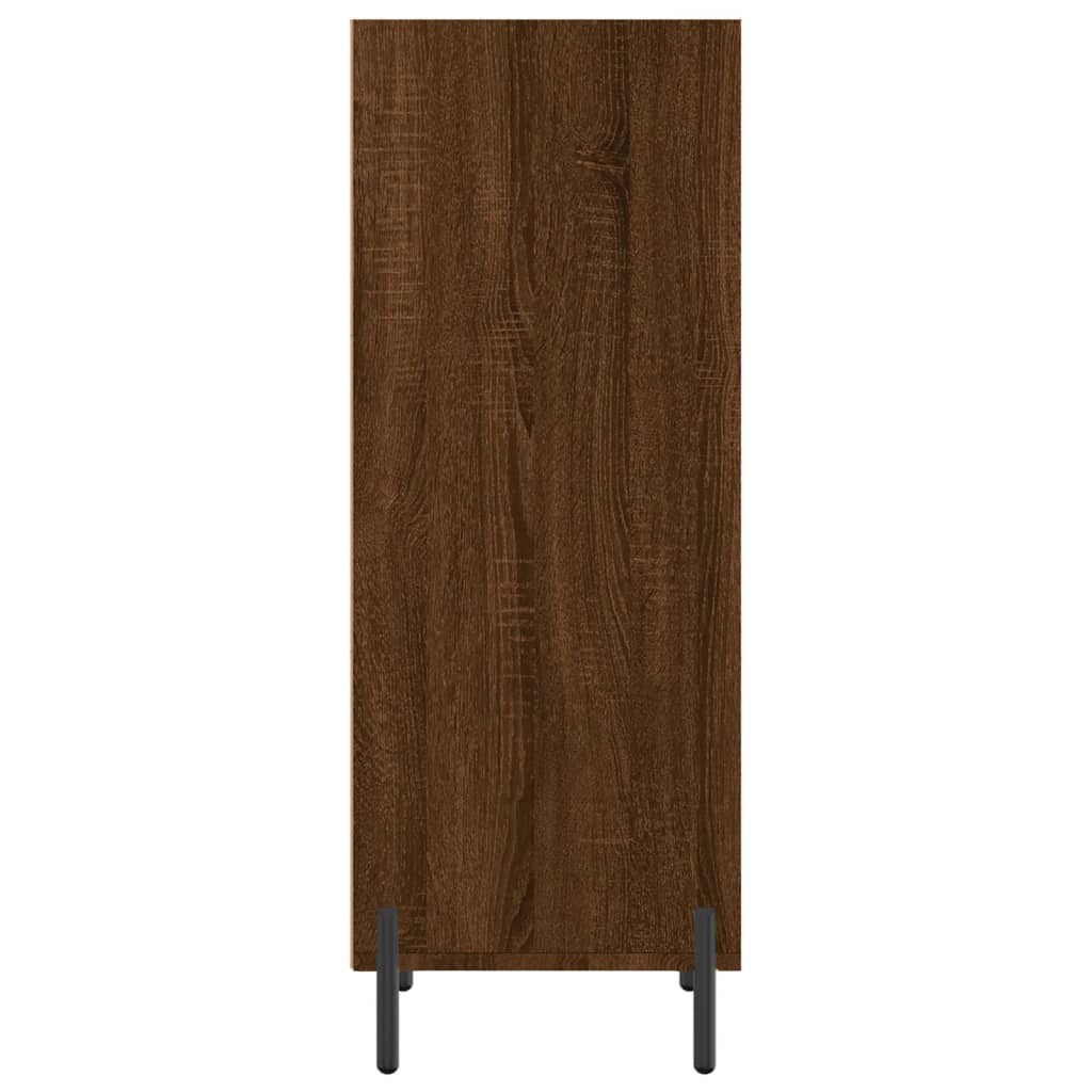 Dressoir 34,5x32,5x90 cm bewerkt hout eikenkleurig