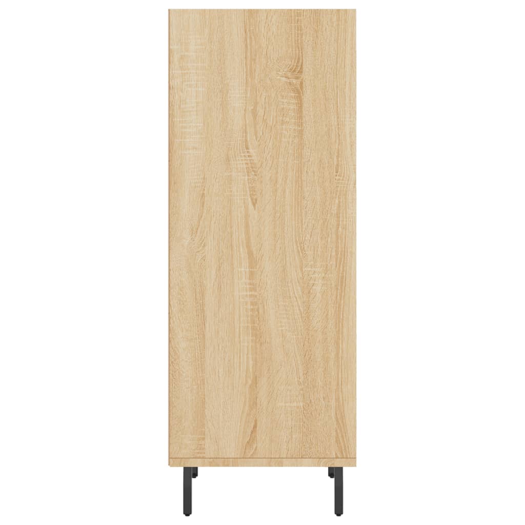 Dressoir 34,5x32,5x90 cm bewerkt hout