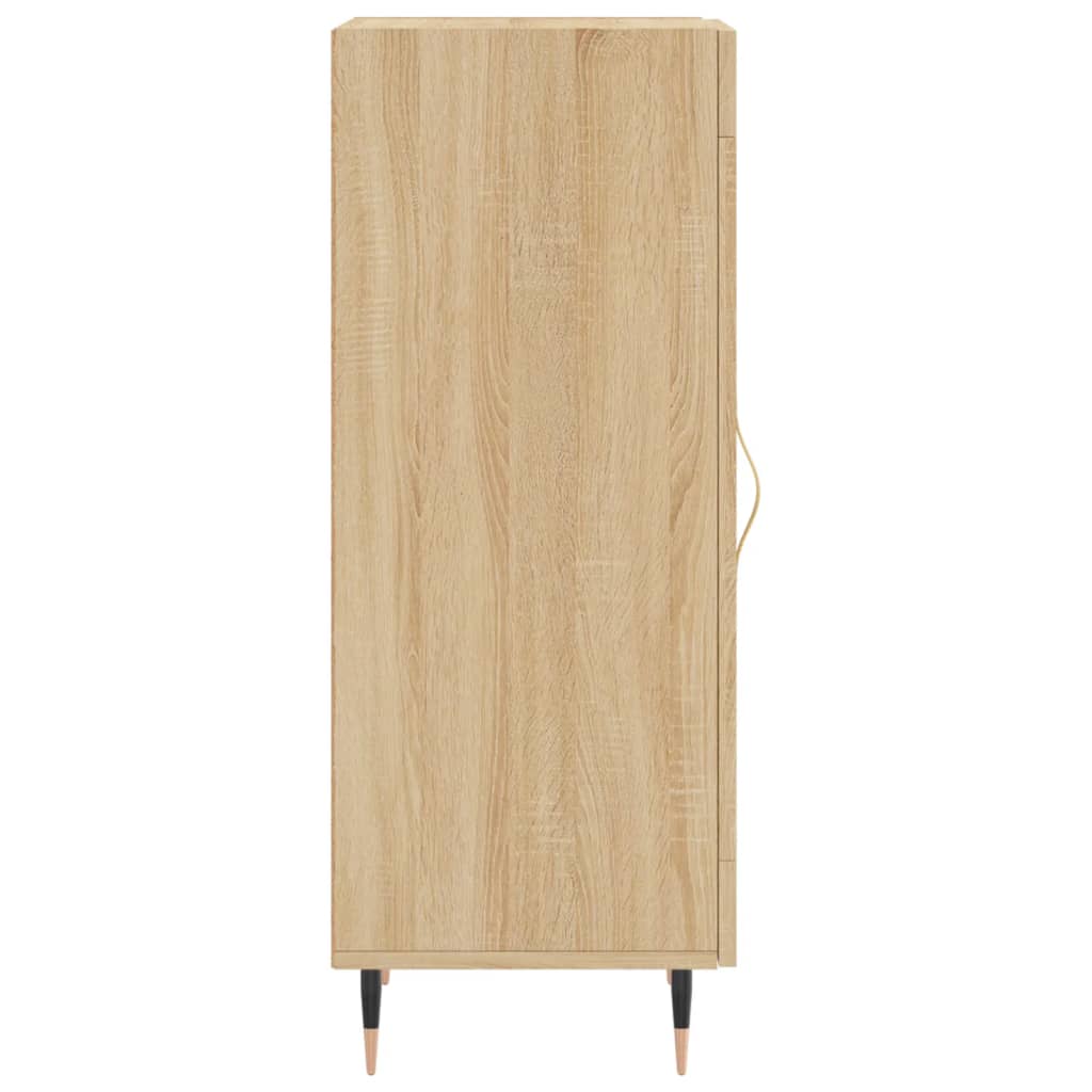 Dressoir 34,5x34x90 cm bewerkt hout bruin eikenkleur