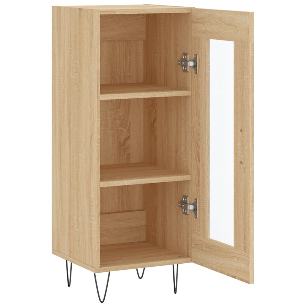 Dressoir 34,5x34x90 cm bewerkt hout