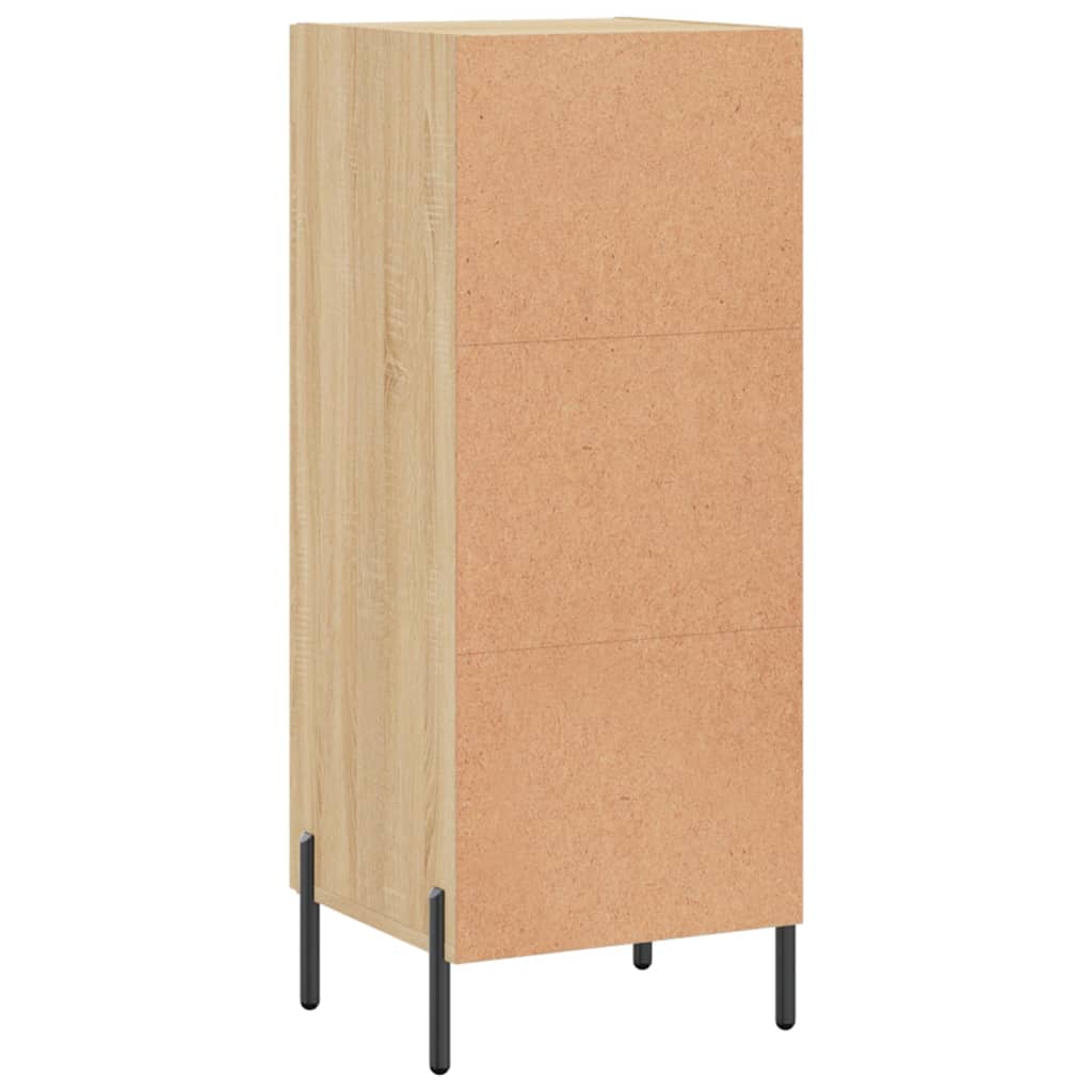 Dressoir 34,5x34x90 cm bewerkt hout