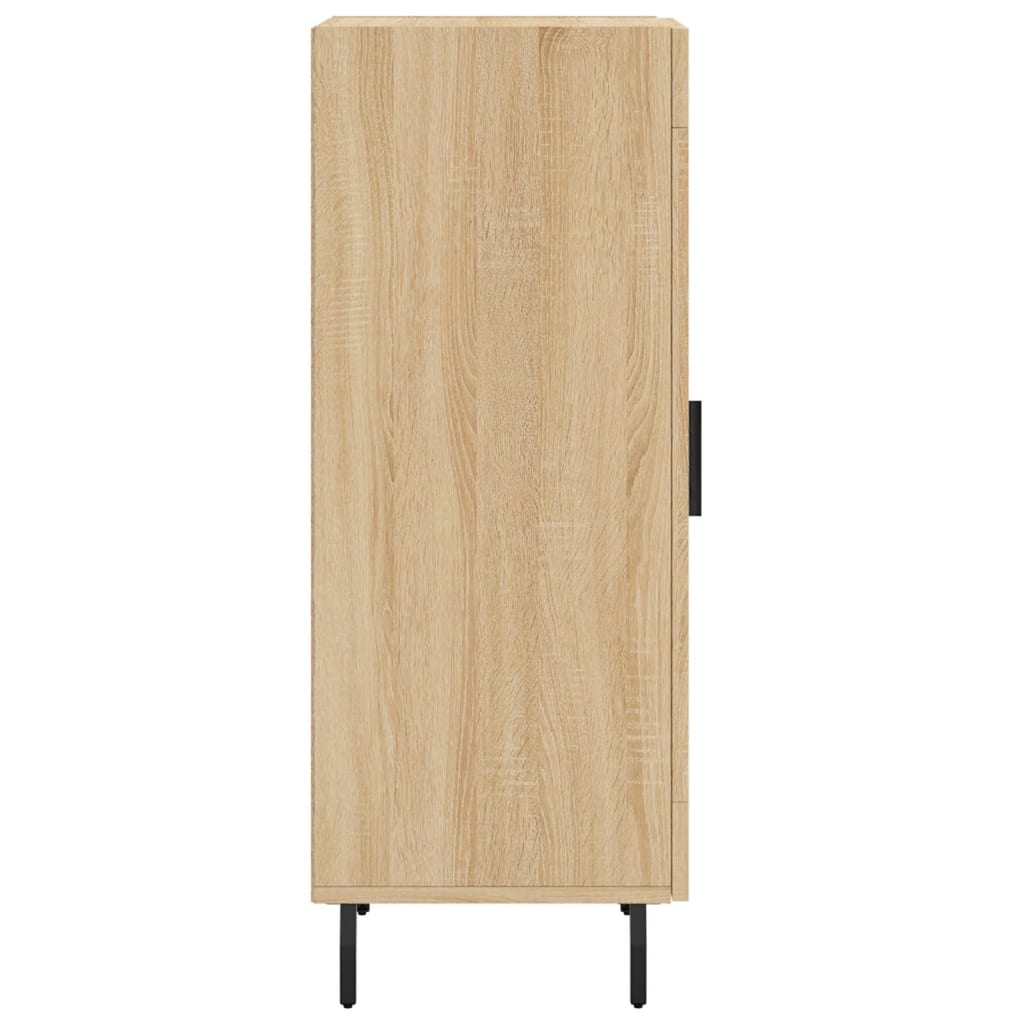 Dressoir 34,5x34x90 cm bewerkt hout bruin eikenkleur