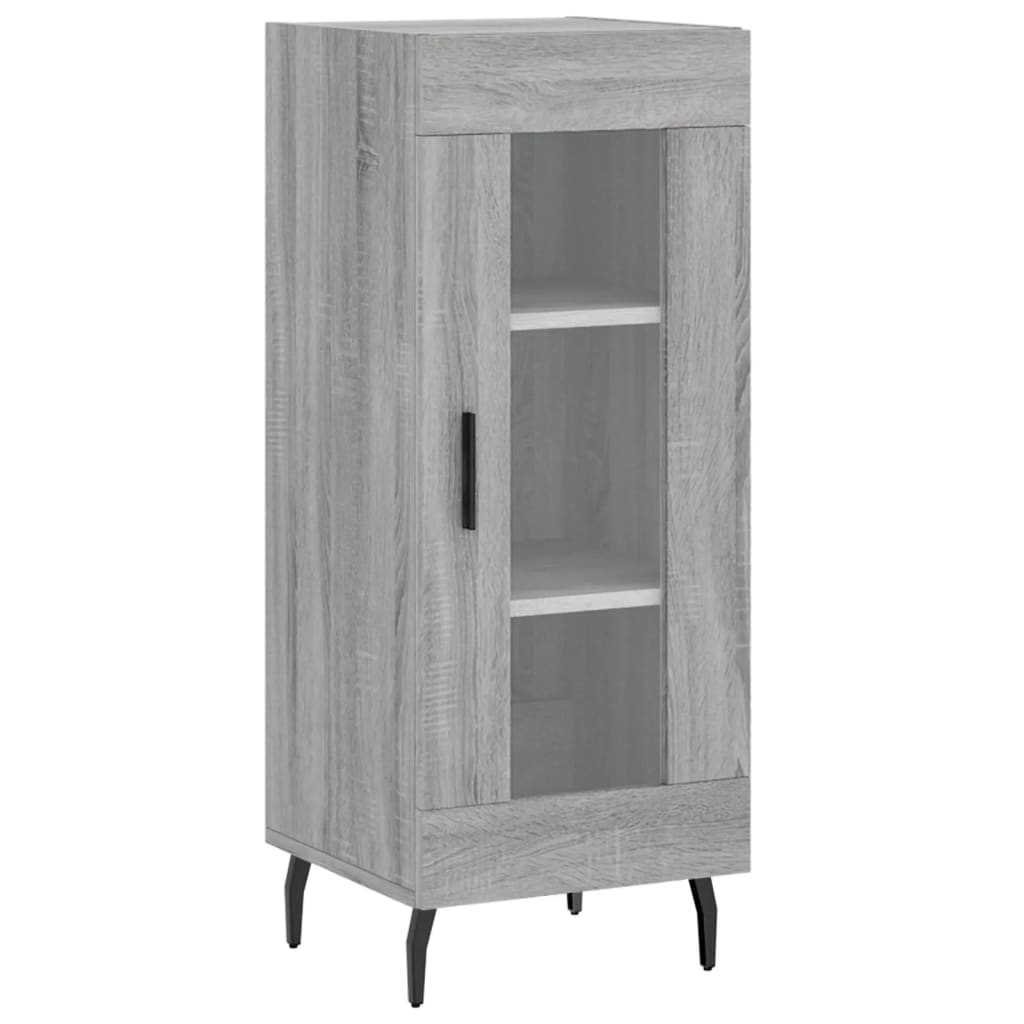 Dressoir 34,5x34x90 cm bewerkt hout bruin eikenkleur