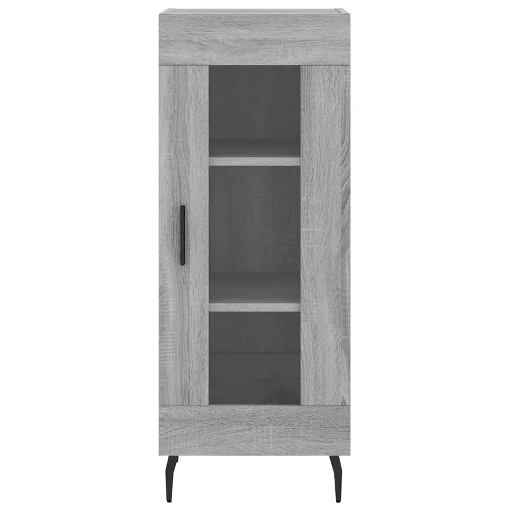 Dressoir 34,5x34x90 cm bewerkt hout bruin eikenkleur