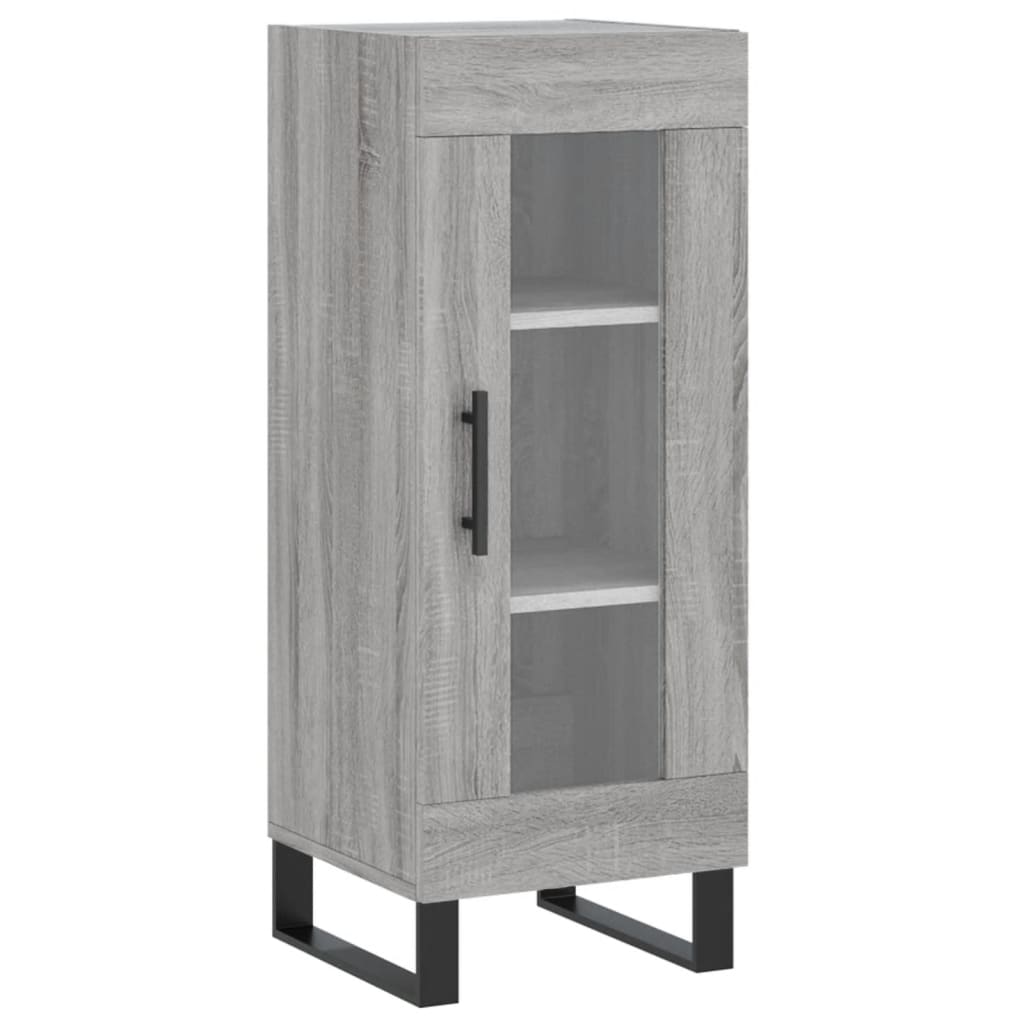 Dressoir 34,5x34x90 cm bewerkt hout eikenkleurig