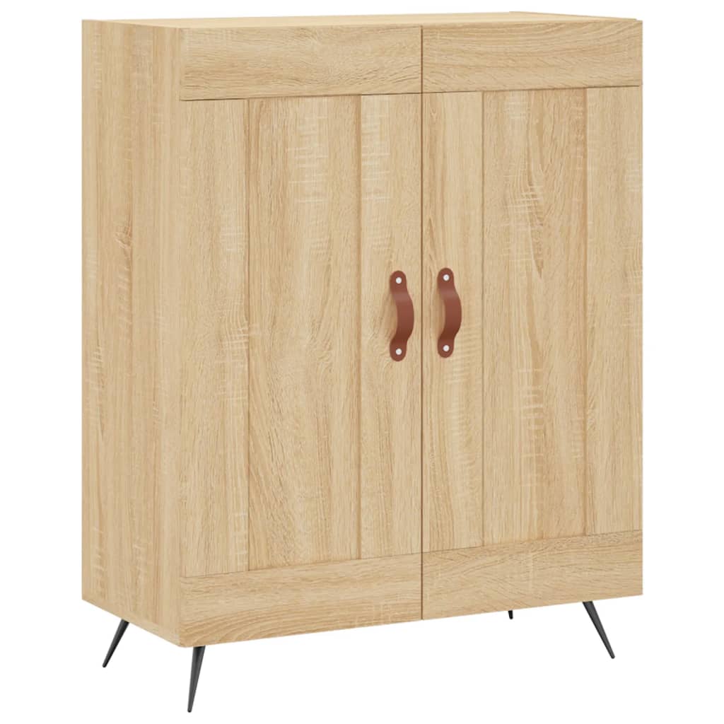 Dressoir 69,5x34x90 cm bewerkt hout eikenkleurig