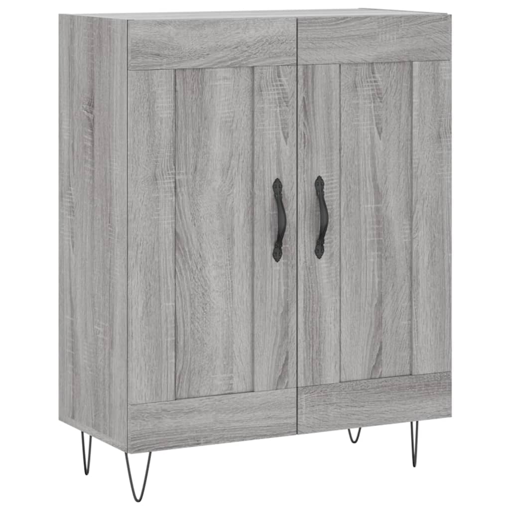 Dressoir 69,5x34x90 cm bewerkt hout bruin eikenkleur