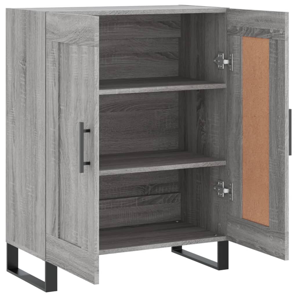 Dressoir 69,5x34x90 cm bewerkt hout bruin eikenkleur