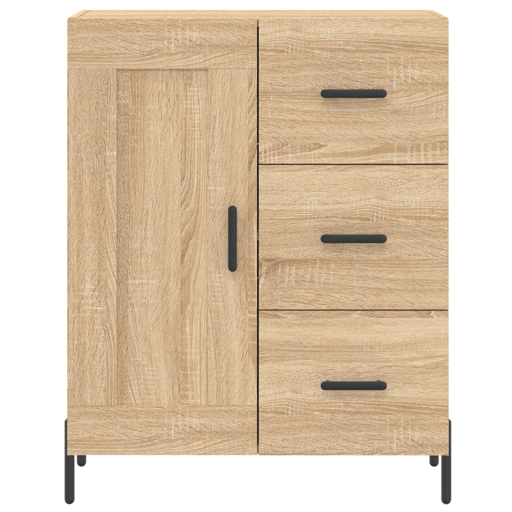 Dressoir 69,5x34x90 cm bewerkt hout