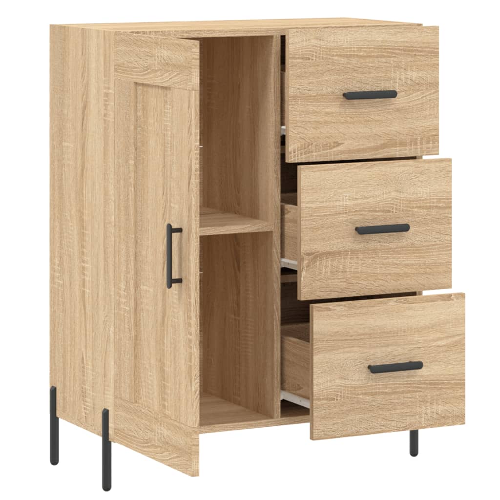 Dressoir 69,5x34x90 cm bewerkt hout