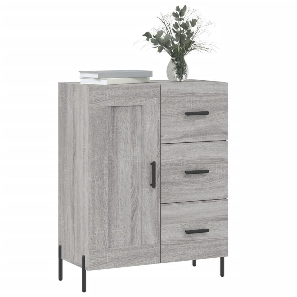 Dressoir 69,5x34x90 cm bewerkt hout