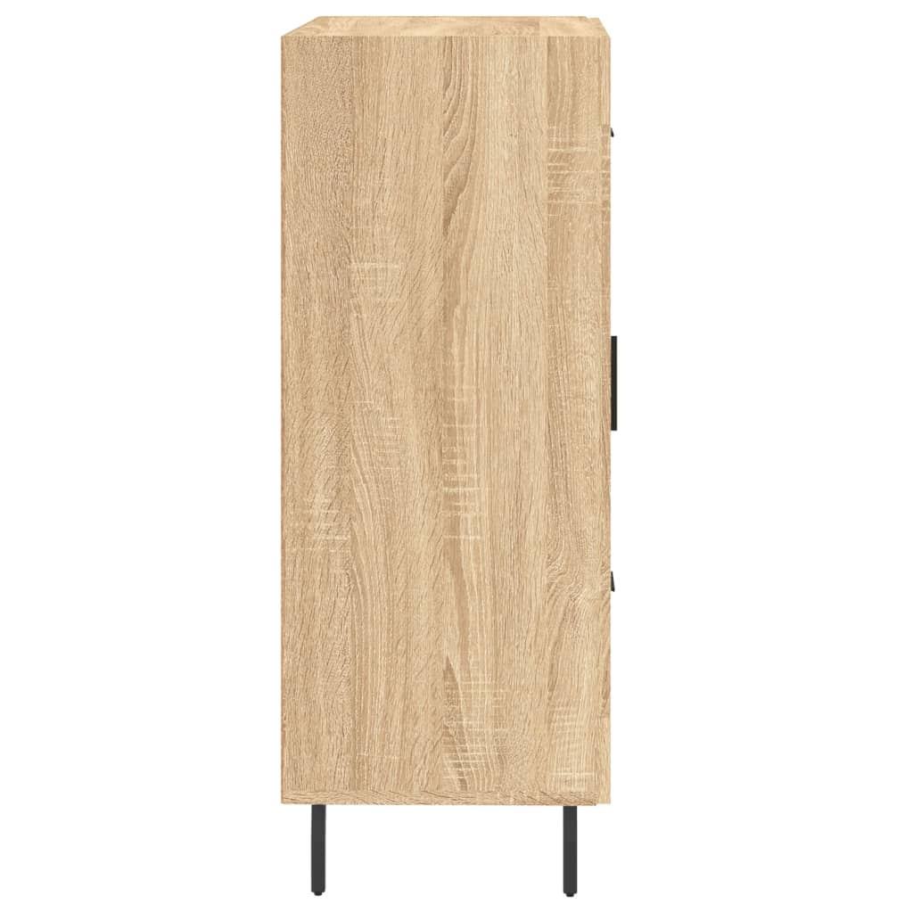 Dressoir 69,5x34x90 cm bewerkt hout bruin eikenkleur