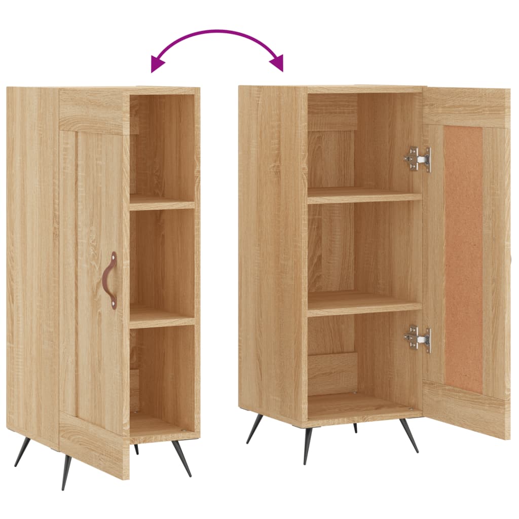 Dressoir 34,5x34x90 cm bewerkt hout