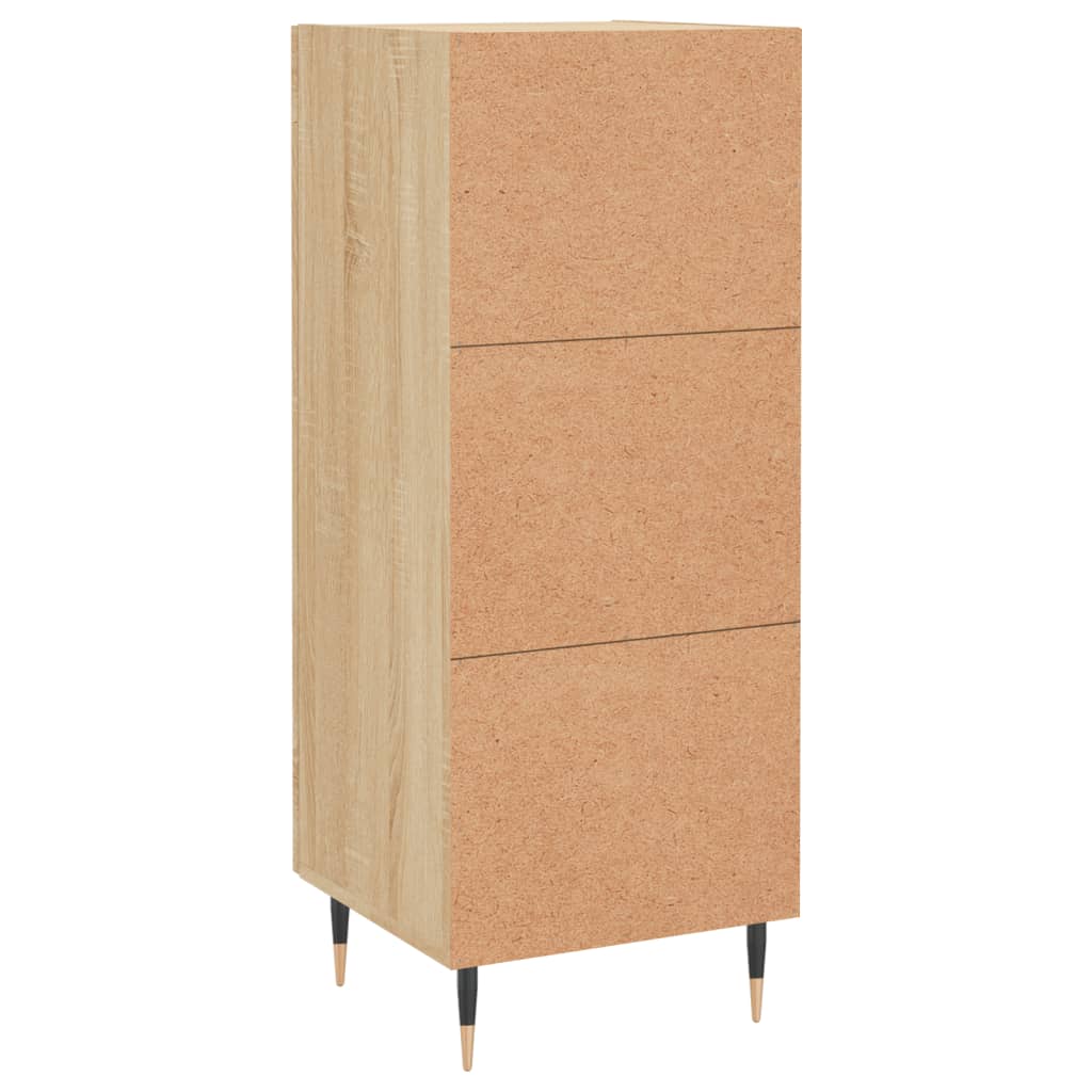 Dressoir 34,5x34x90 cm bewerkt hout