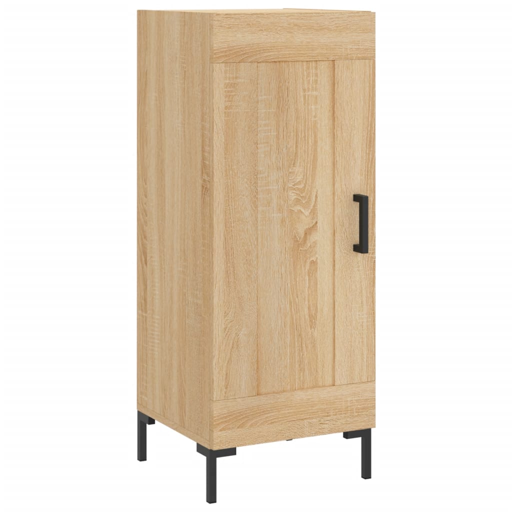 Dressoir 34,5x34x90 cm bewerkt hout eikenkleurig