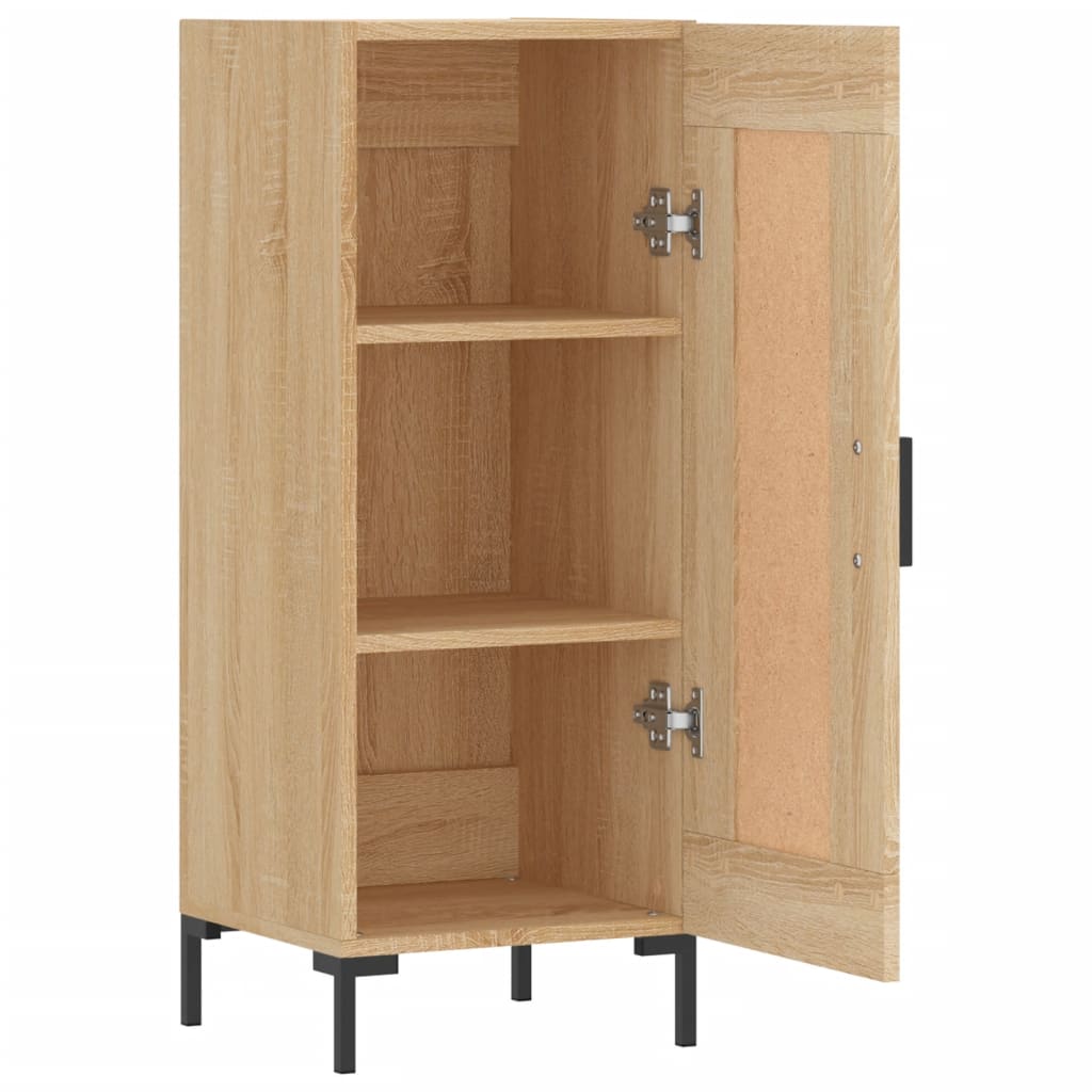 Dressoir 34,5x34x90 cm bewerkt hout eikenkleurig