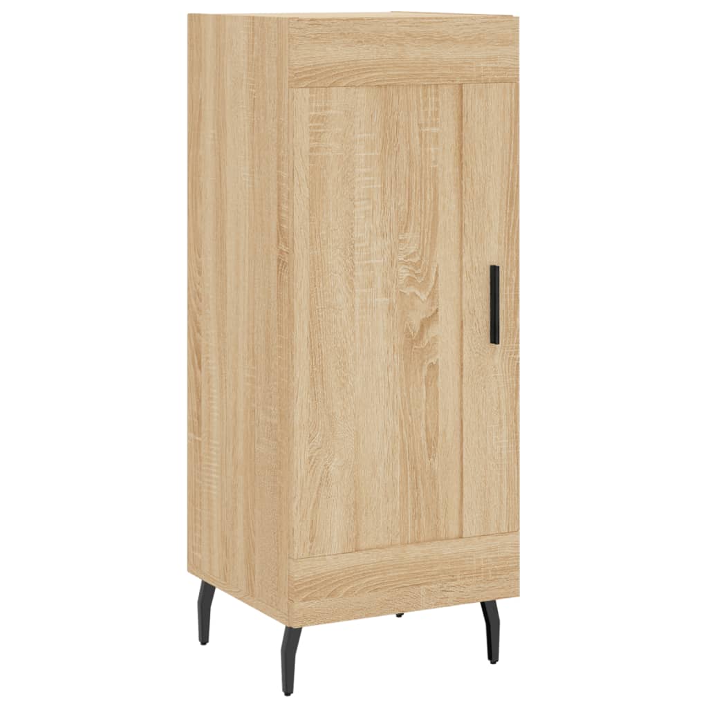 Dressoir 34,5x34x90 cm bewerkt hout bruin eikenkleur