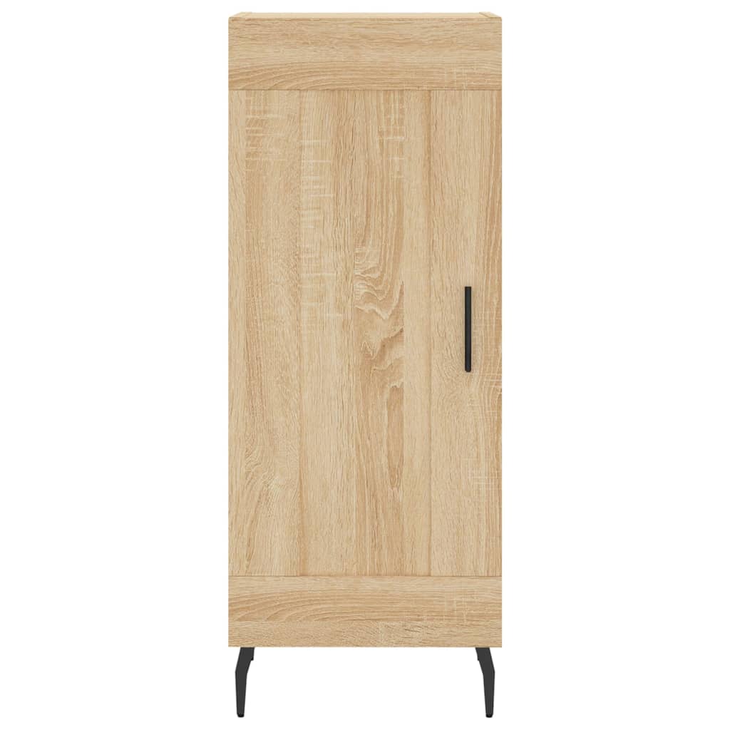 Dressoir 34,5x34x90 cm bewerkt hout bruin eikenkleur