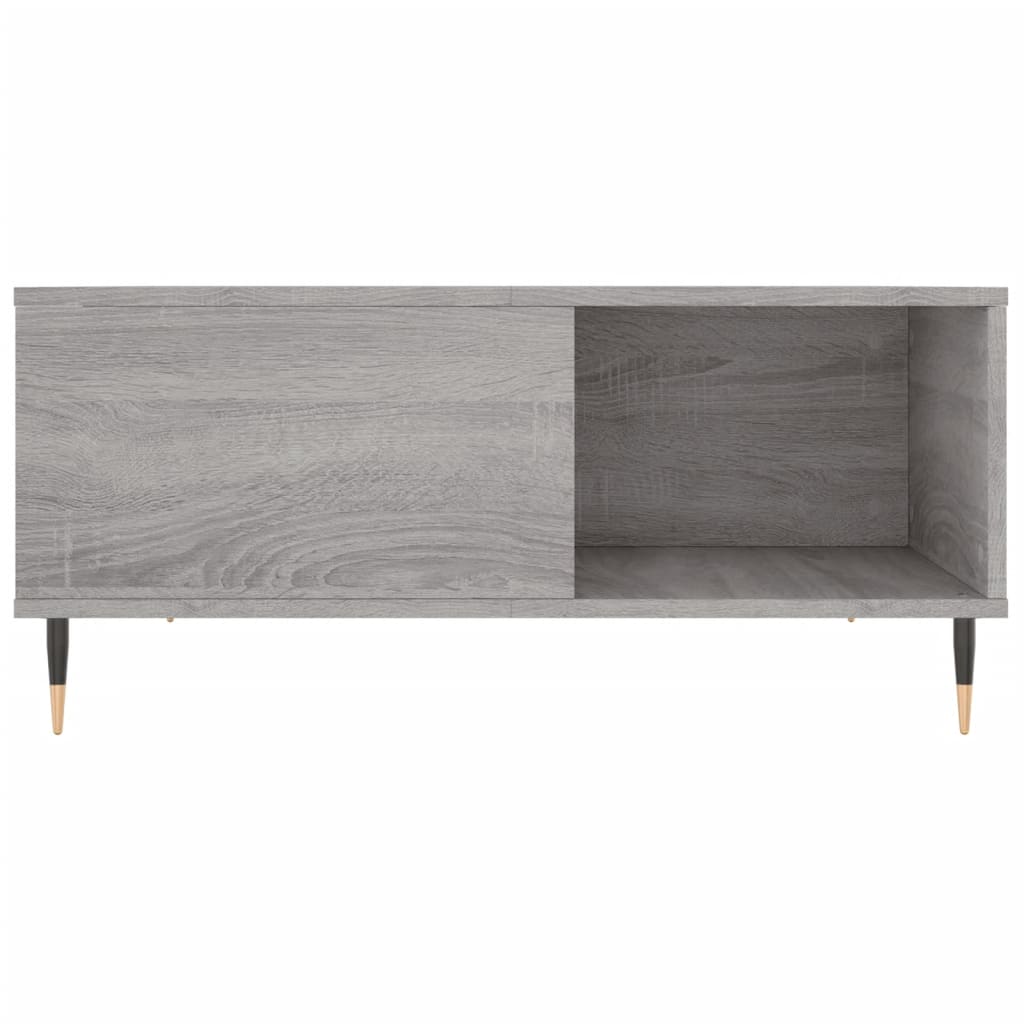 Salontafel 80x80x36,5 cm bewerkt hout