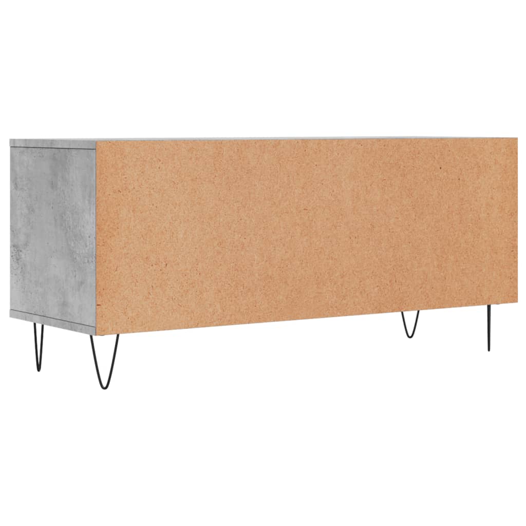 Tv-meubel 100x34,5x44,5 cm bewerkt hout eikenkleurig